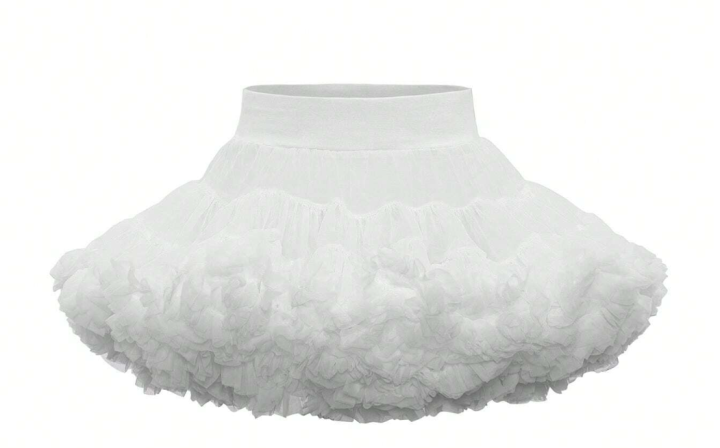 Tutu kids skirt - White