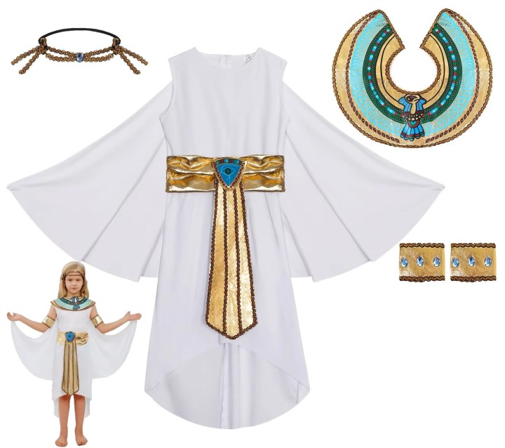 Girls Cleopatra Egyptian Queen Costume - baby costumes