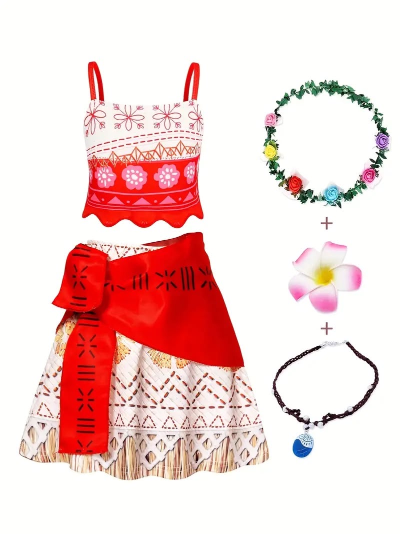 Costume Hawaiian girl with Accessories