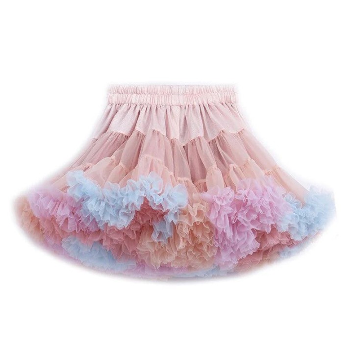 Tutu kids skirt - Multipink