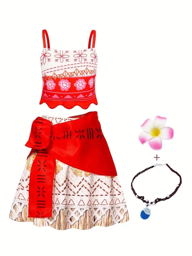 Girl Costume Hawaiian girl with Accessories