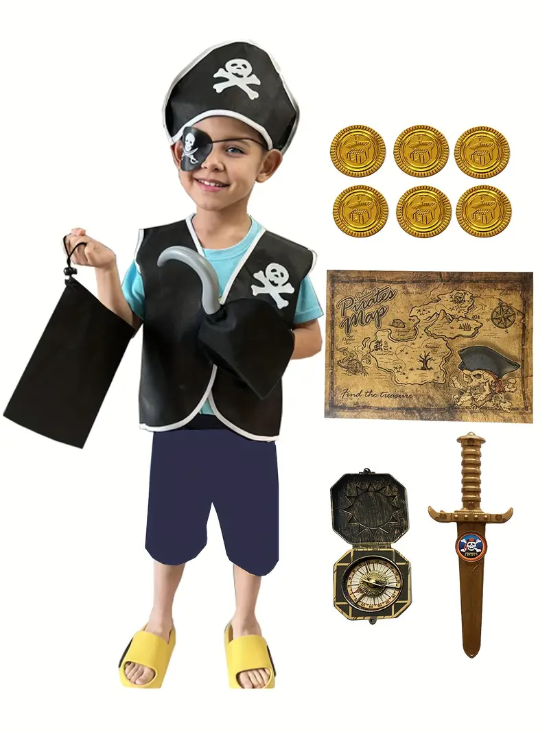 14pcs Costume Pirate - baby costumes