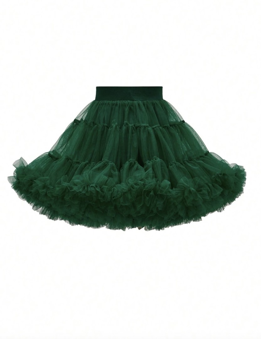 Tutu kids skirt - Dark Green
