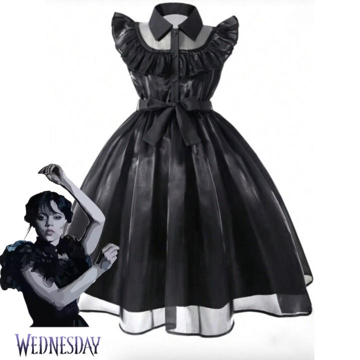 Costume Wednesday Addams Dress