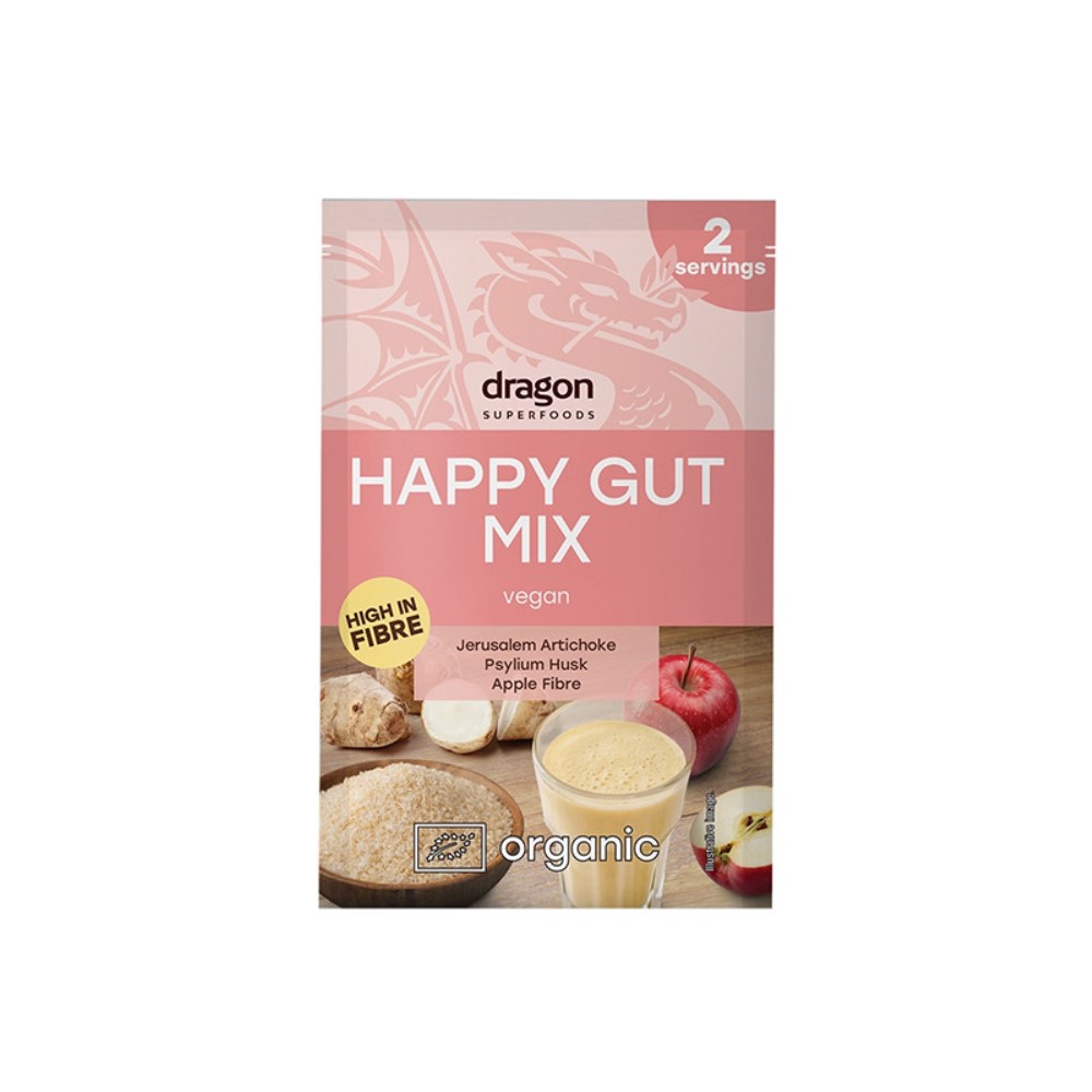 Organic Happy Gut Mix, 30 g, Dragon Superfoods
